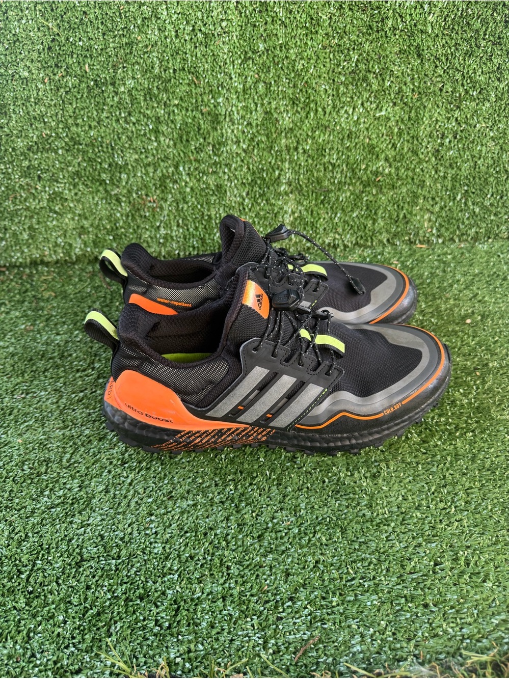 Adidas‎ Ultraboost Cold.RDY DNA Black Orange G54860 Men’s Size 7 1/2